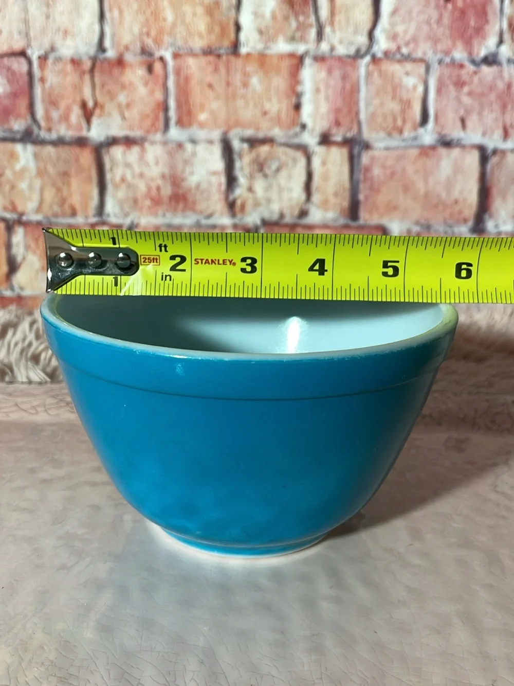 Pyrex Teal Blue Mixing Bowl
